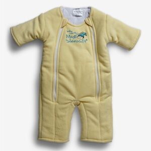 Baby Merlin's Magic Sleepsuit - Yellow